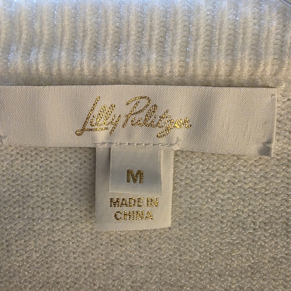 EUC Lilly Pulitzer Mavie Sweater - Coconut - Size M (Worn once) - Picture 4 of 6